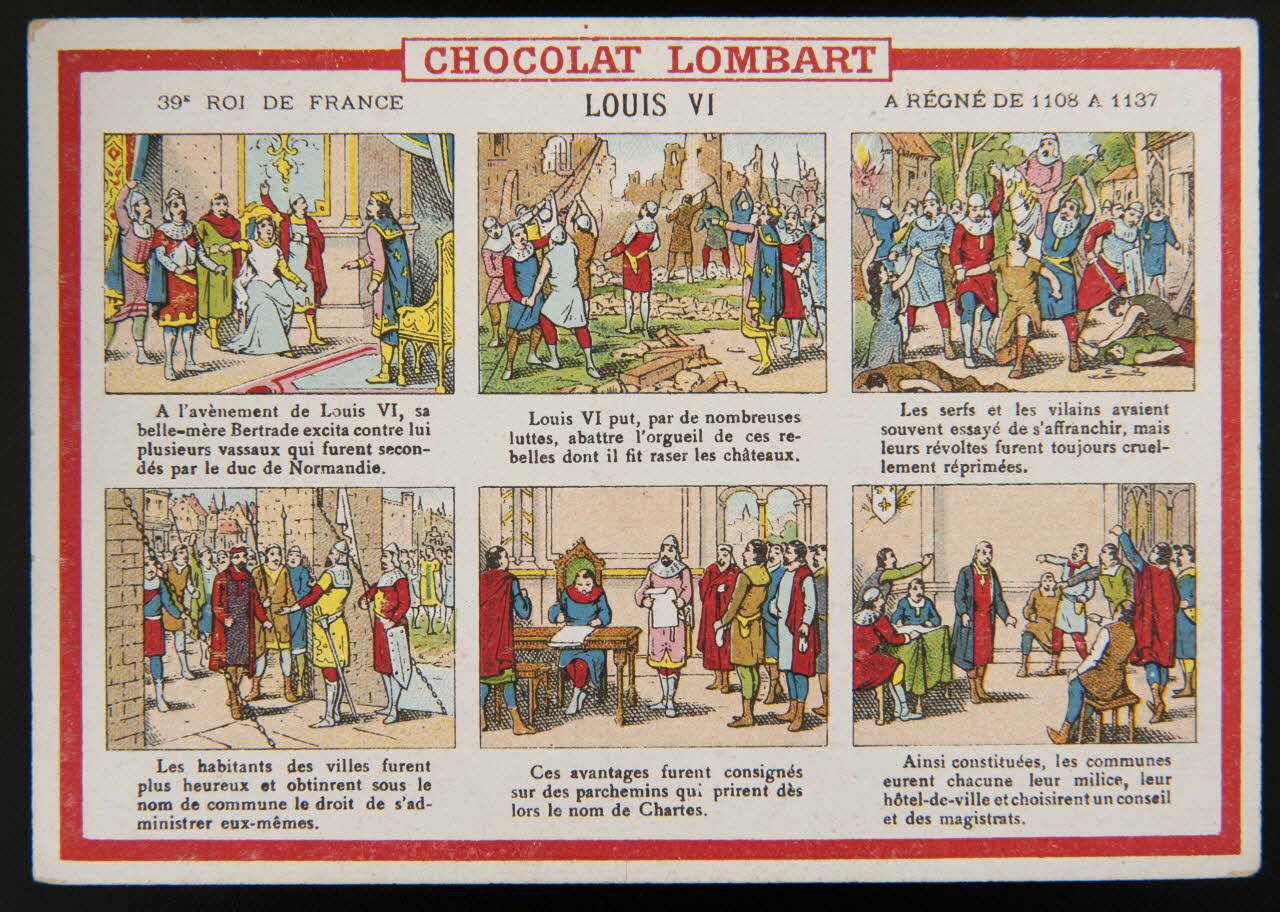 Vallet-Minot et Cie carte réclame chromo Paris 1889 1995.1.2067.39 Photo