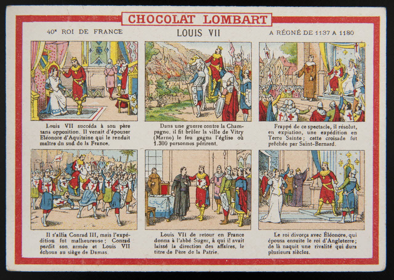 Vallet-Minot et Cie carte réclame chromo Paris 1889 1995.1.2067.40 Photo