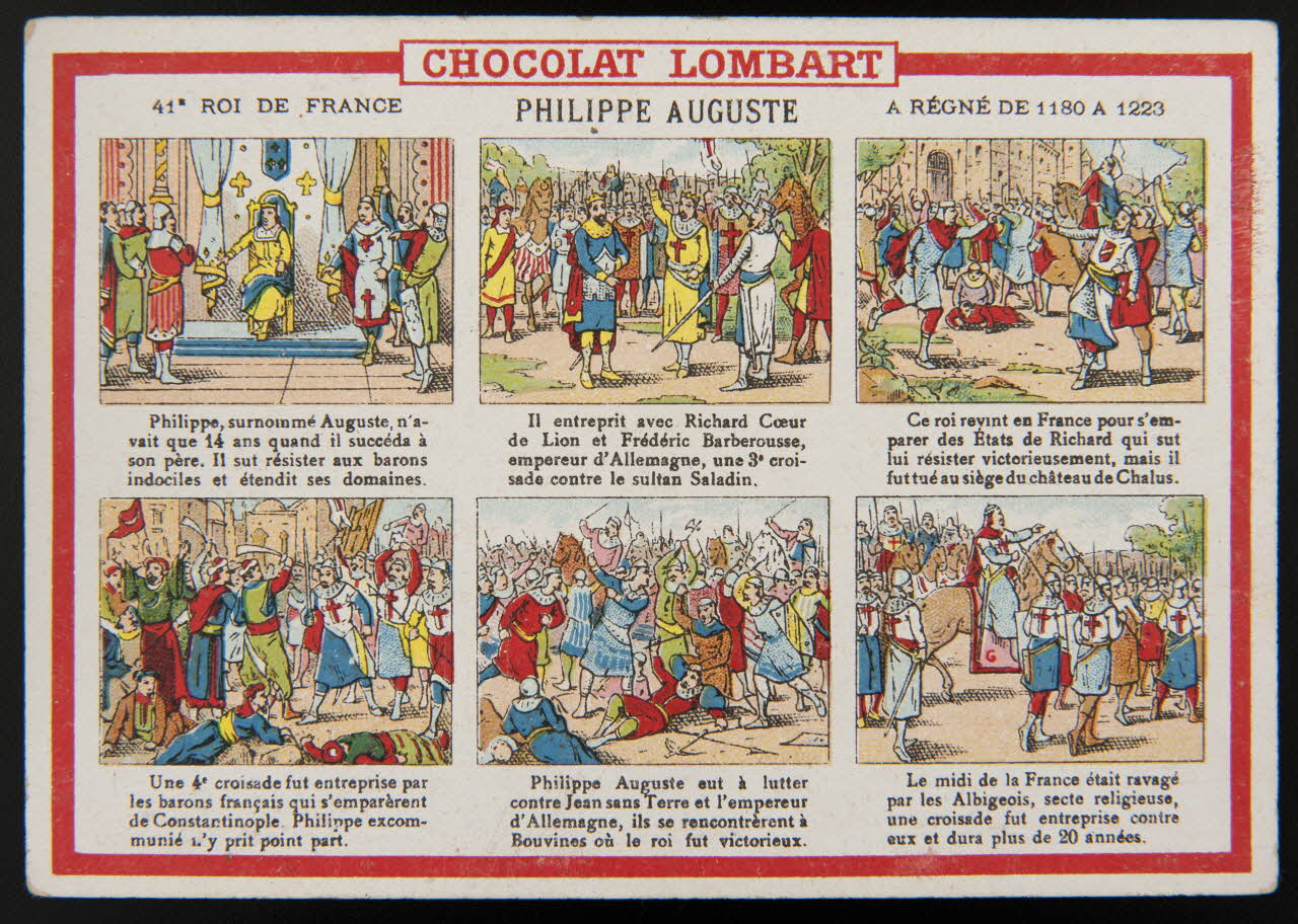 Vallet-Minot et Cie carte réclame chromo Paris 1889 1995.1.2067.41 Photo