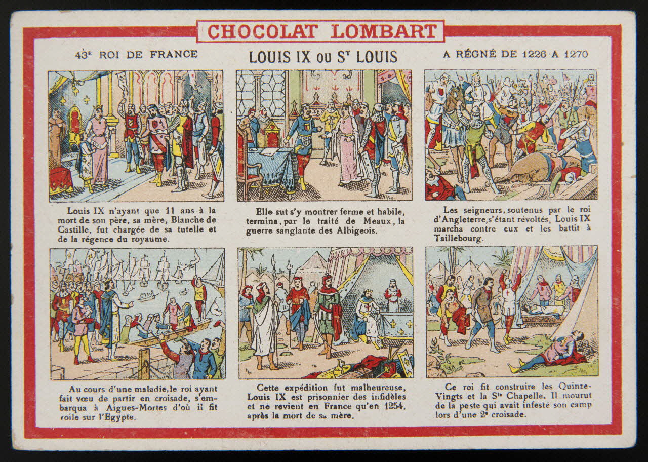 Vallet-Minot et Cie carte réclame chromo Paris 1889 1995.1.2067.43 Photo