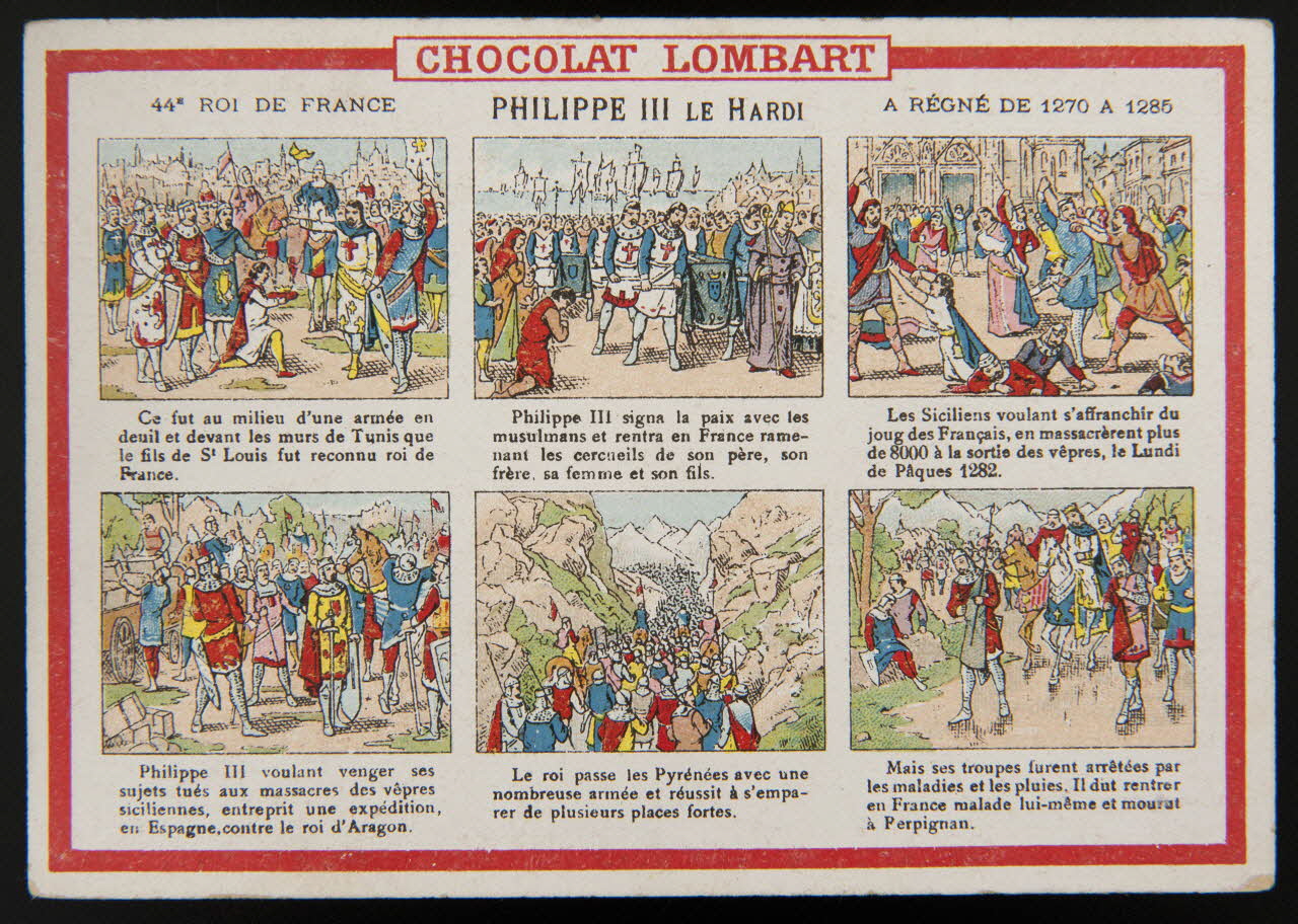 Vallet-Minot et Cie carte réclame chromo Paris 1889 1995.1.2067.44 Photo