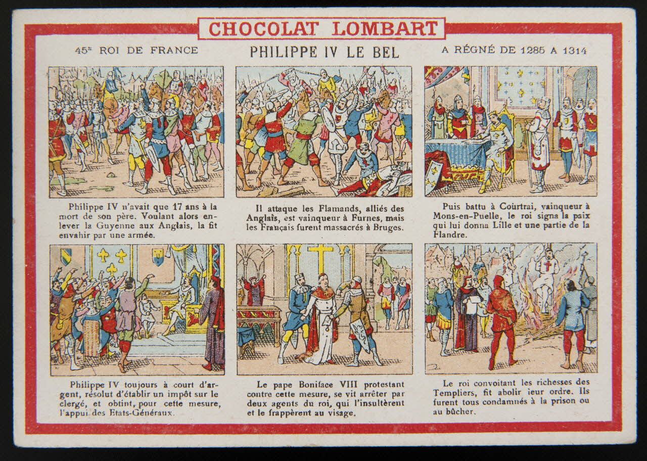 Vallet-Minot et Cie carte réclame chromo Paris 1889 1995.1.2067.45 Photo