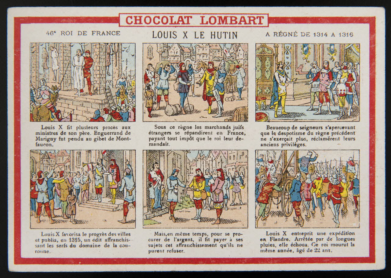 Vallet-Minot et Cie carte réclame chromo Paris 1889 1995.1.2067.46 Photo