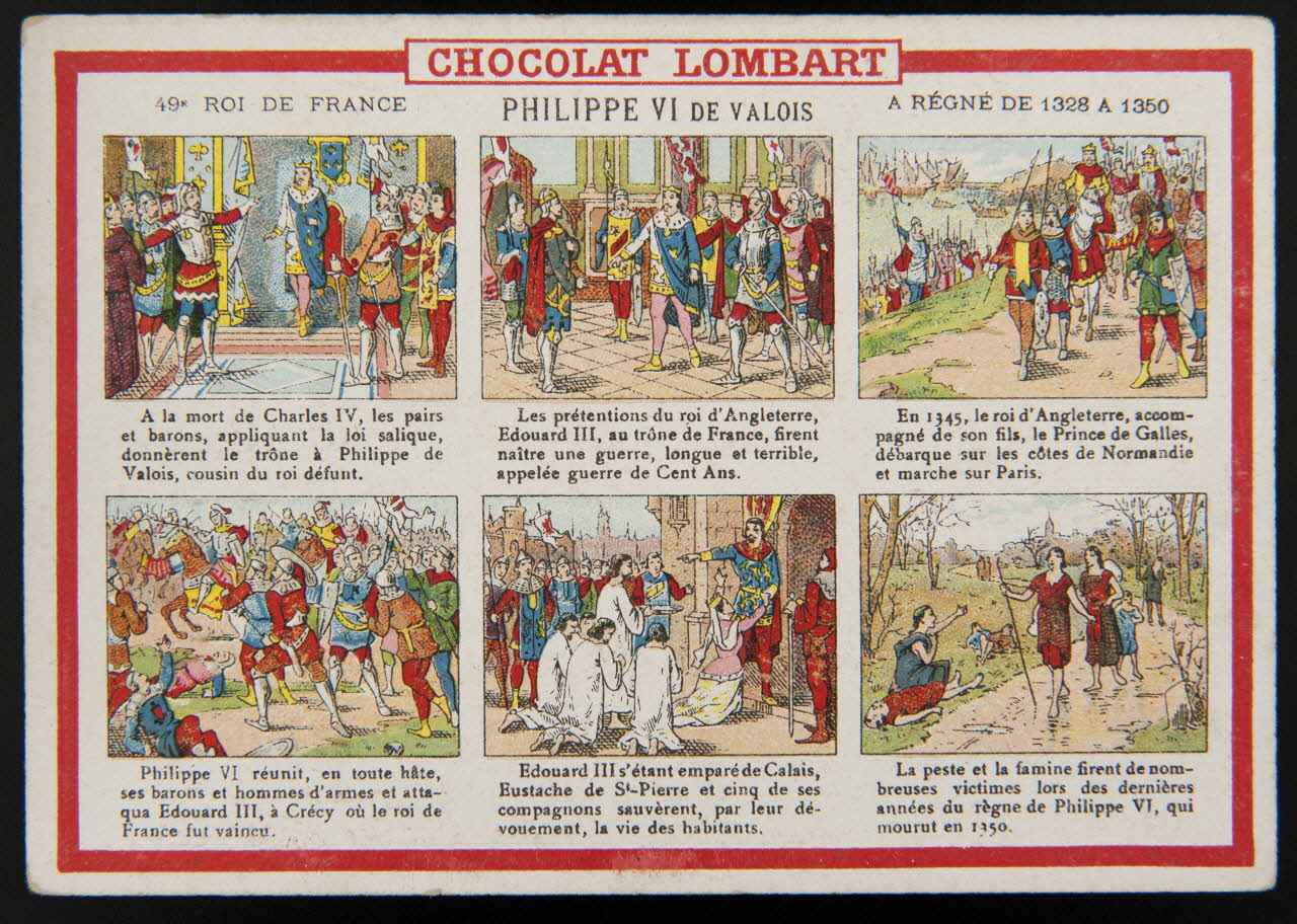 Vallet-Minot et Cie carte réclame chromo Paris 1889 1995.1.2067.49 Photo