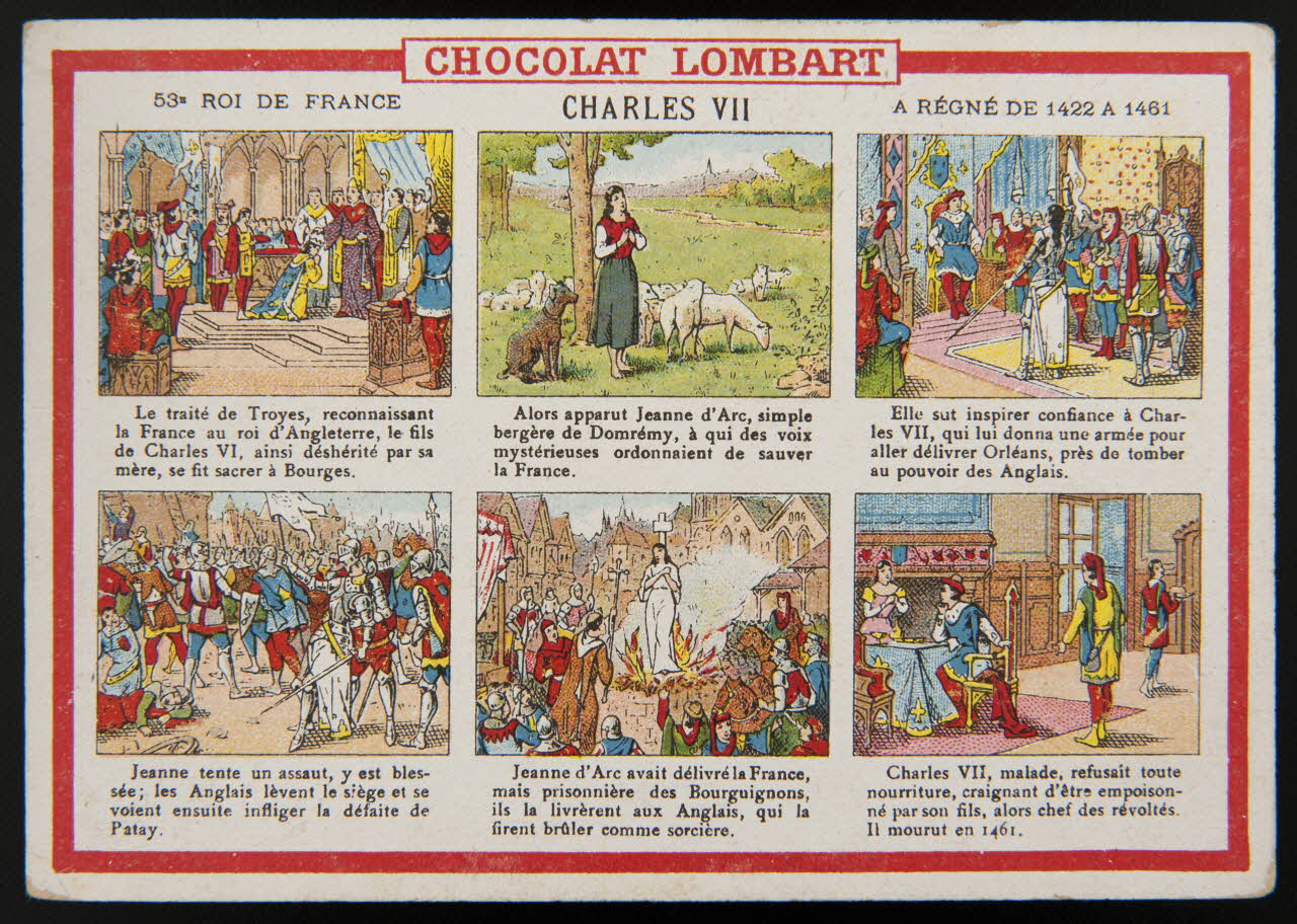 Vallet-Minot et Cie carte réclame chromo Paris 1889 1995.1.2067.54 Photo