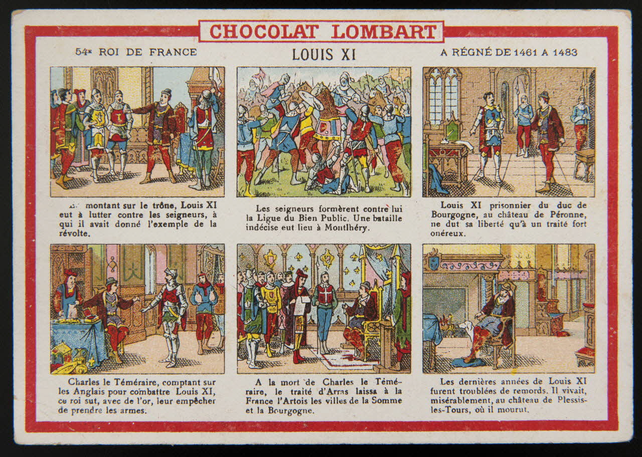 Vallet-Minot et Cie carte réclame chromo Paris 1889 1995.1.2067.55 Photo