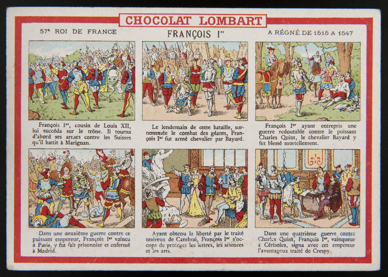 Vallet-Minot et Cie carte réclame chromo Paris 1889 1995.1.2067.58 Photo