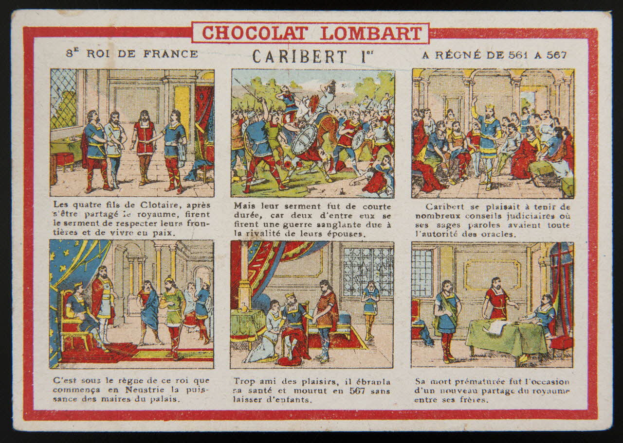 Vallet-Minot et Cie carte réclame chromo Paris 1889 1995.1.2067.6 Photo