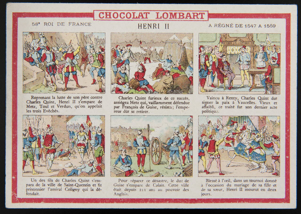 Vallet-Minot et Cie carte réclame chromo Paris 1889 1995.1.2067.60 Photo
