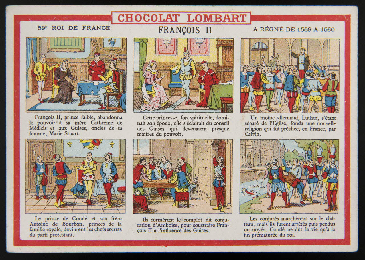 Vallet-Minot et Cie carte réclame chromo Paris 1889 1995.1.2067.61 Photo