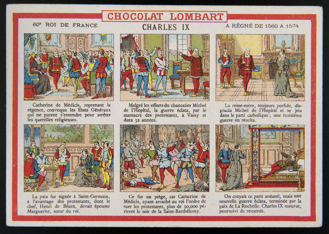 Vallet-Minot et Cie carte réclame chromo Paris 1889 1995.1.2067.62 Photo