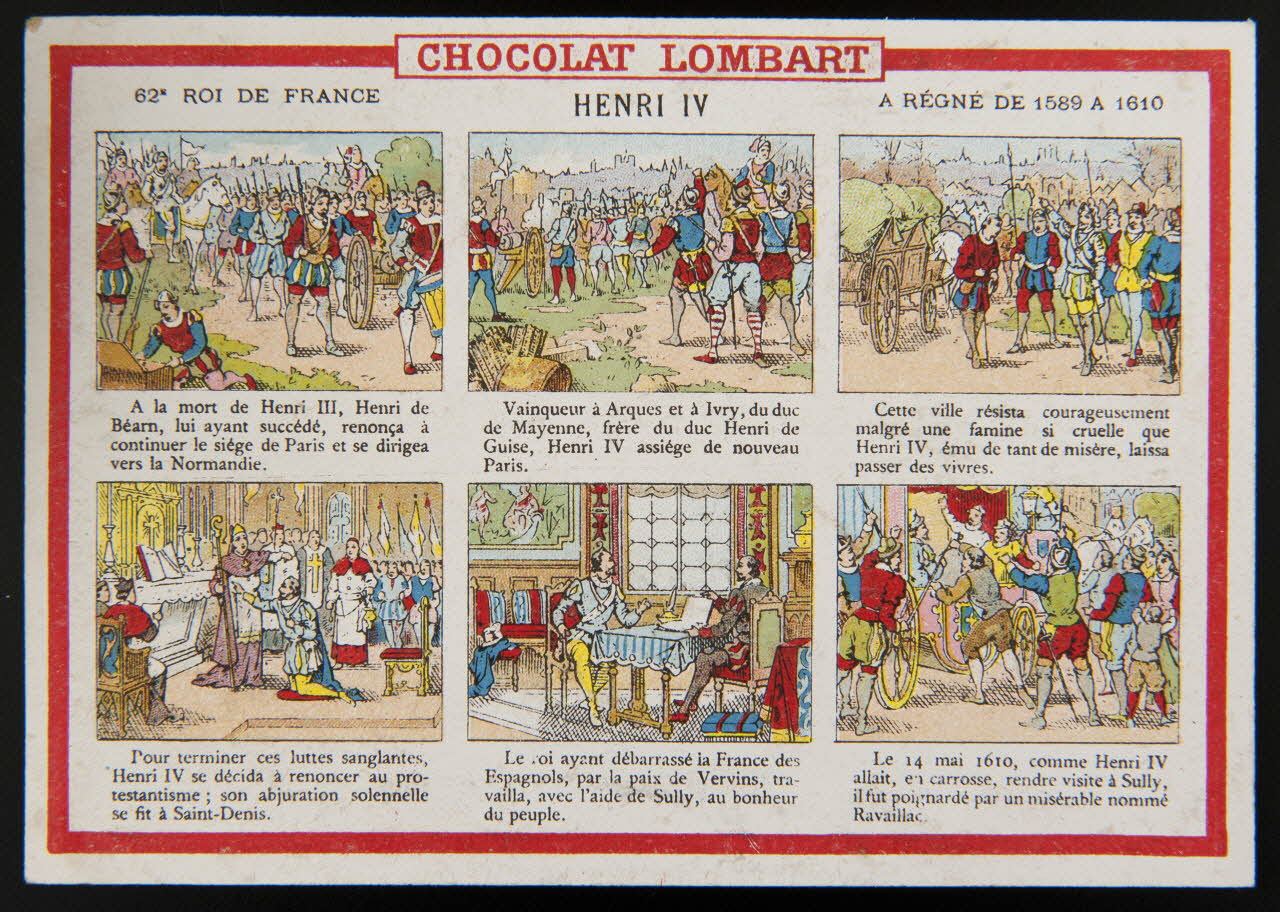 Vallet-Minot et Cie carte réclame chromo Paris 1889 1995.1.2067.65 Photo