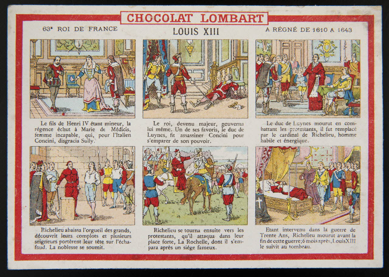 Vallet-Minot et Cie carte réclame chromo Paris 1889 1995.1.2067.66 Photo