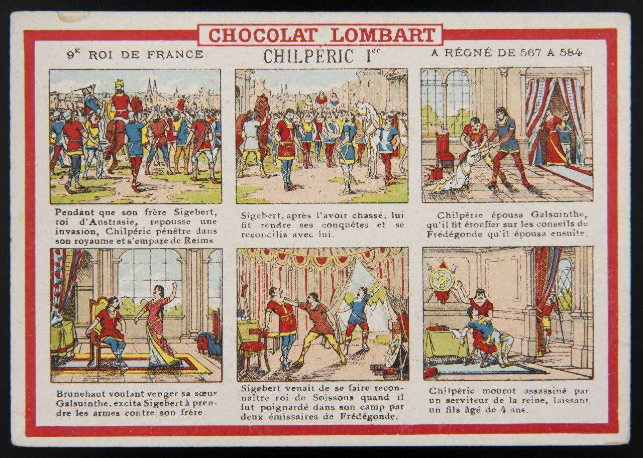Vallet-Minot et Cie carte réclame chromo Paris 1889 1995.1.2067.7 Photo