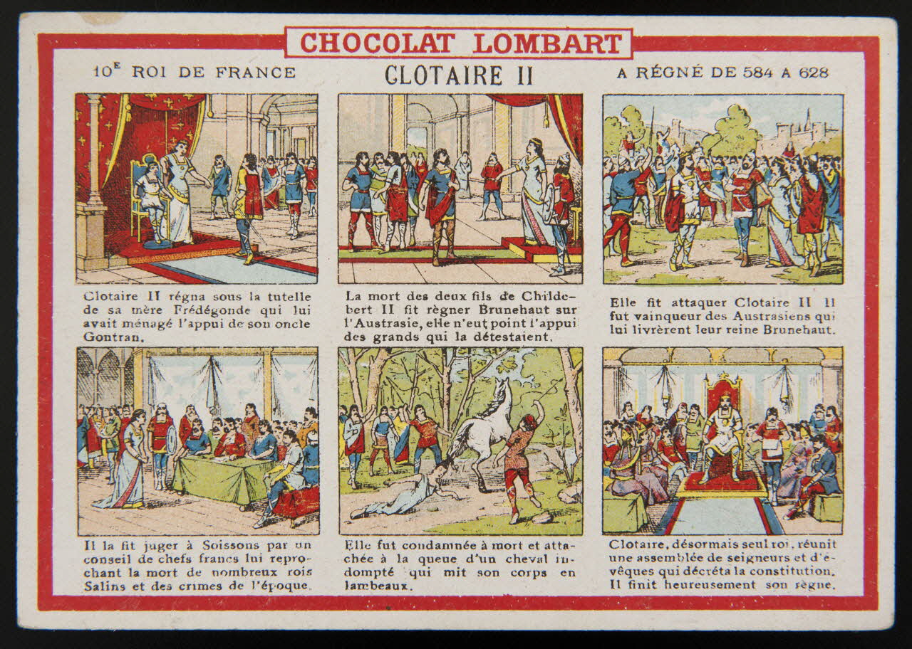 Vallet-Minot et Cie carte réclame chromo Paris 1889 1995.1.2067.8 Photo