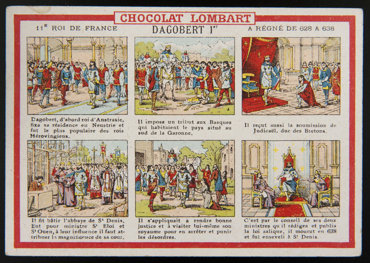 Vallet-Minot et Cie carte réclame chromo Paris 1889 1995.1.2067.9 Photo