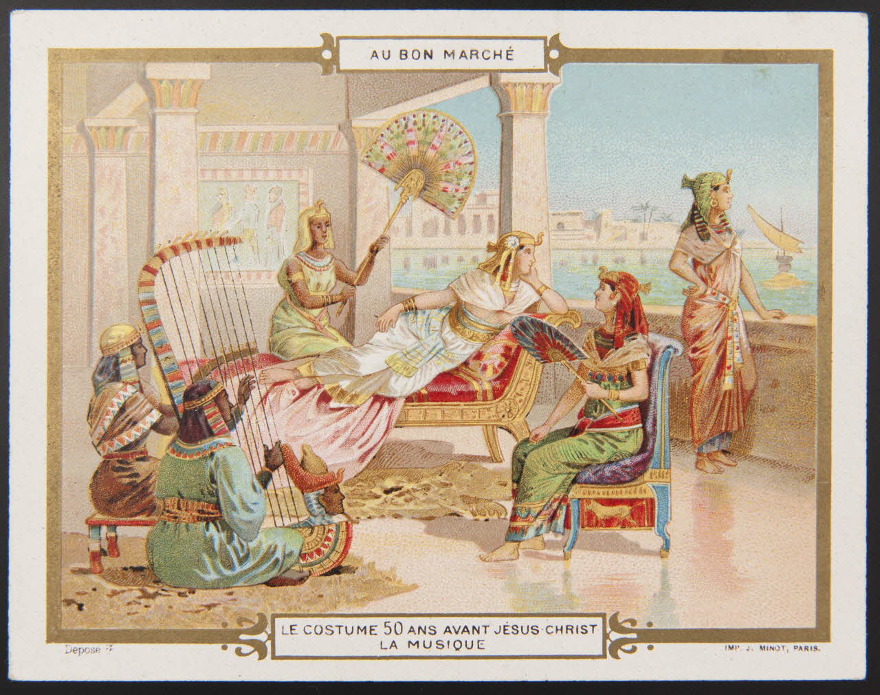 Vallet-Minot et Cie carte réclame chromo Paris 1900-1914 1995.1.2071.1 Photo