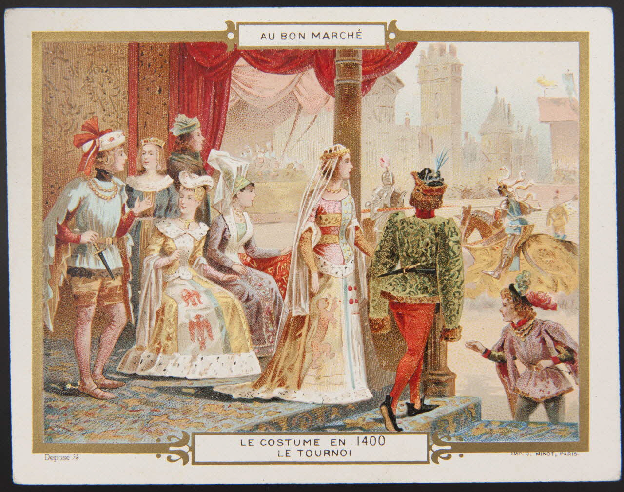 Vallet-Minot et Cie carte réclame chromo Paris 1900-1914 1995.1.2071.2 Photo