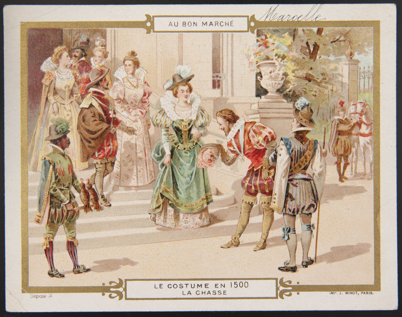 Vallet-Minot et Cie carte réclame chromo Paris 1900-1914 1995.1.2071.3 Photo