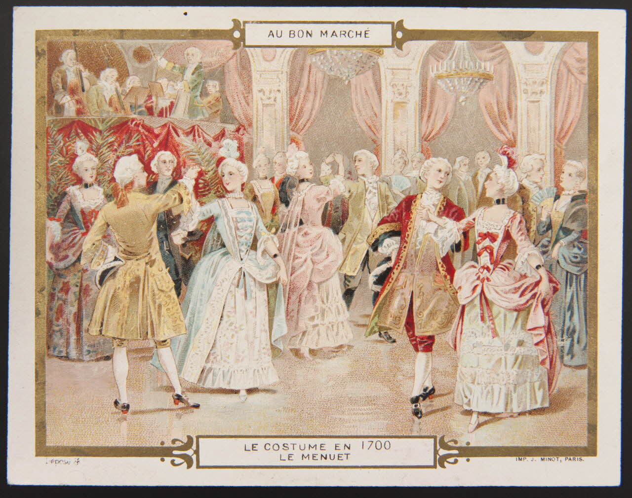 Vallet-Minot et Cie carte réclame chromo Paris 1900-1914 1995.1.2071.5 Photo