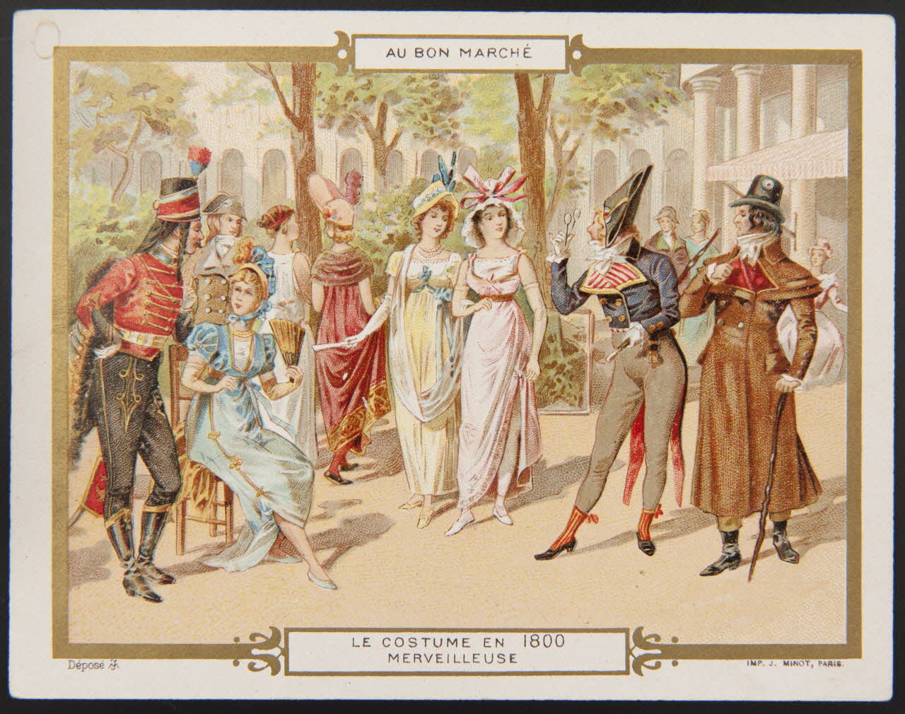 Vallet-Minot et Cie carte réclame chromo Paris 1900-1914 1995.1.2071.6 Photo