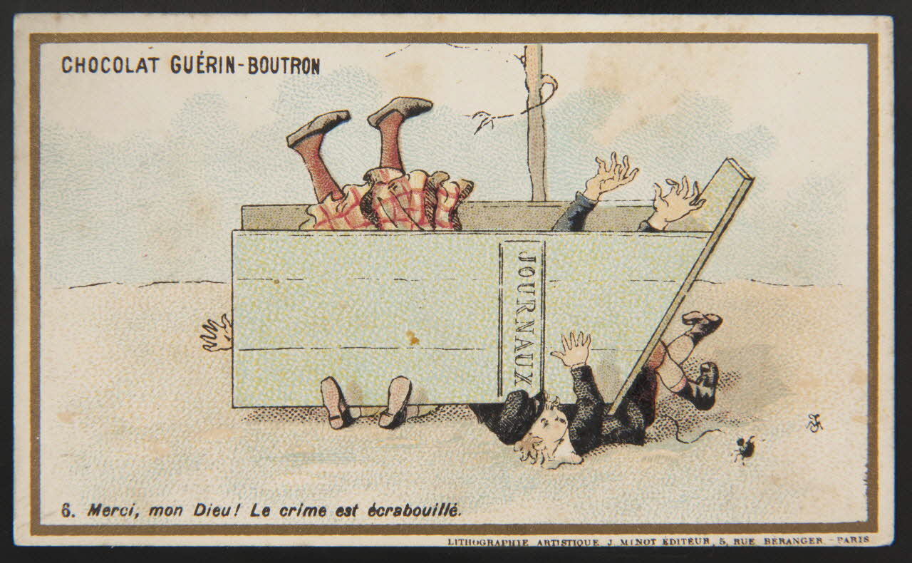 Vallet-Minot et Cie carte réclame chromo Paris 1889-1901 1995.1.2073.5 Photo