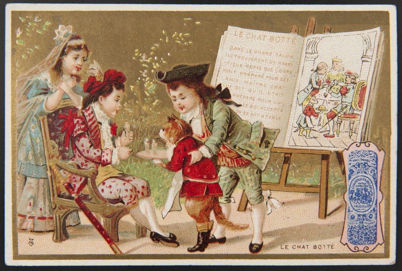 Vallet-Minot et Cie carte réclame chromo Paris 1889 1995.1.2075.4 Photo