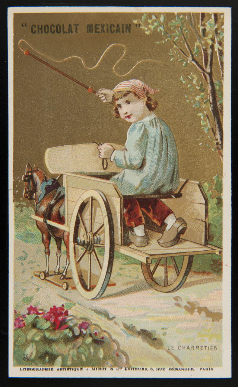 Vallet-Minot et Cie carte réclame chromo Paris 1889 1995.1.2091.1 Photo