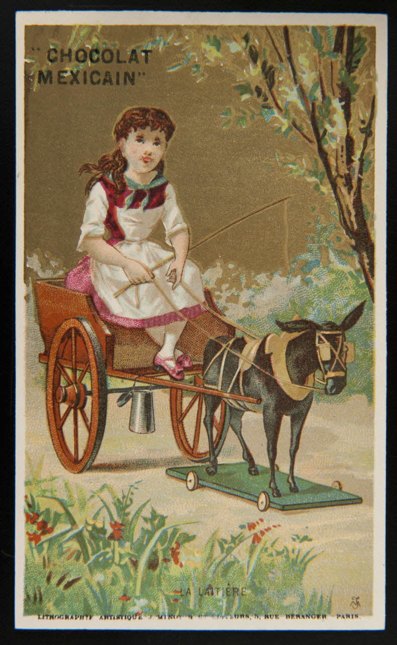 Vallet-Minot et Cie carte réclame chromo Paris 1889 1995.1.2091.4 Photo