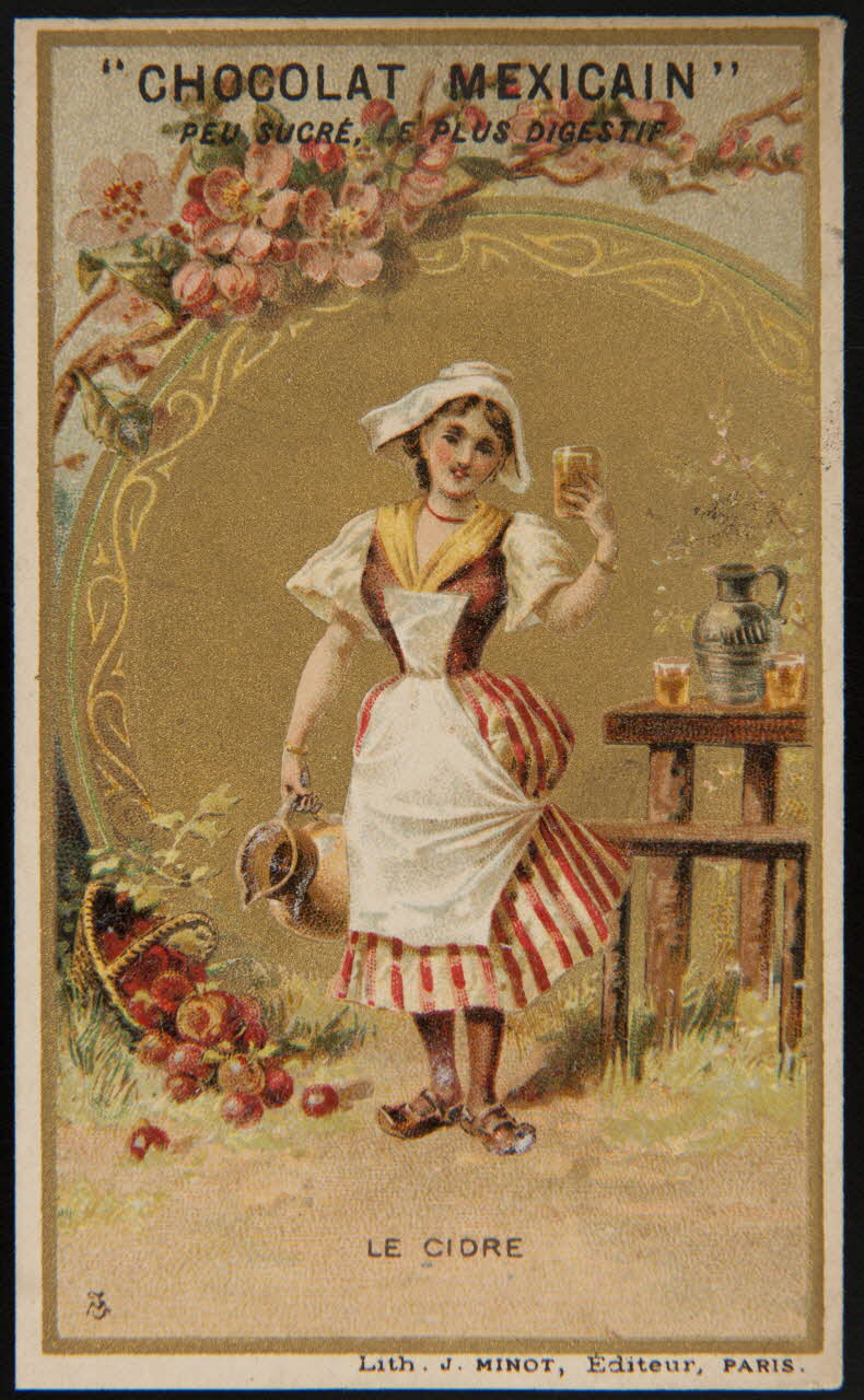 Vallet-Minot et Cie carte réclame chromo Paris 1889 1995.1.2099.3 Photo