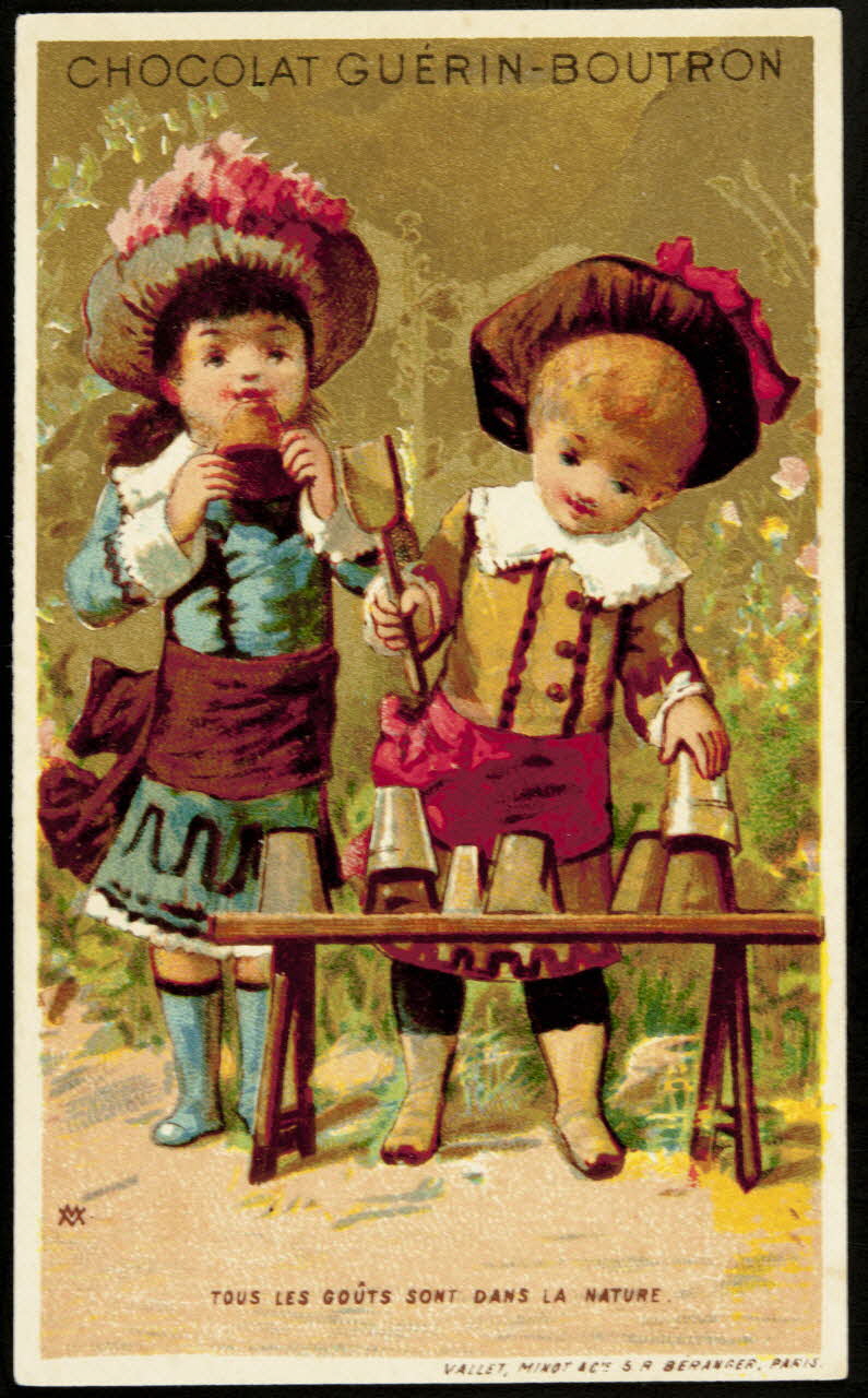 Vallet-Minot et Cie carte réclame chromo Paris 1881-1884 1995.1.2110.6 Photo