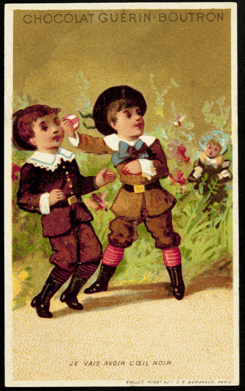 Vallet-Minot et Cie carte réclame chromo Paris 1881-1884 1995.1.2111.12 Photo