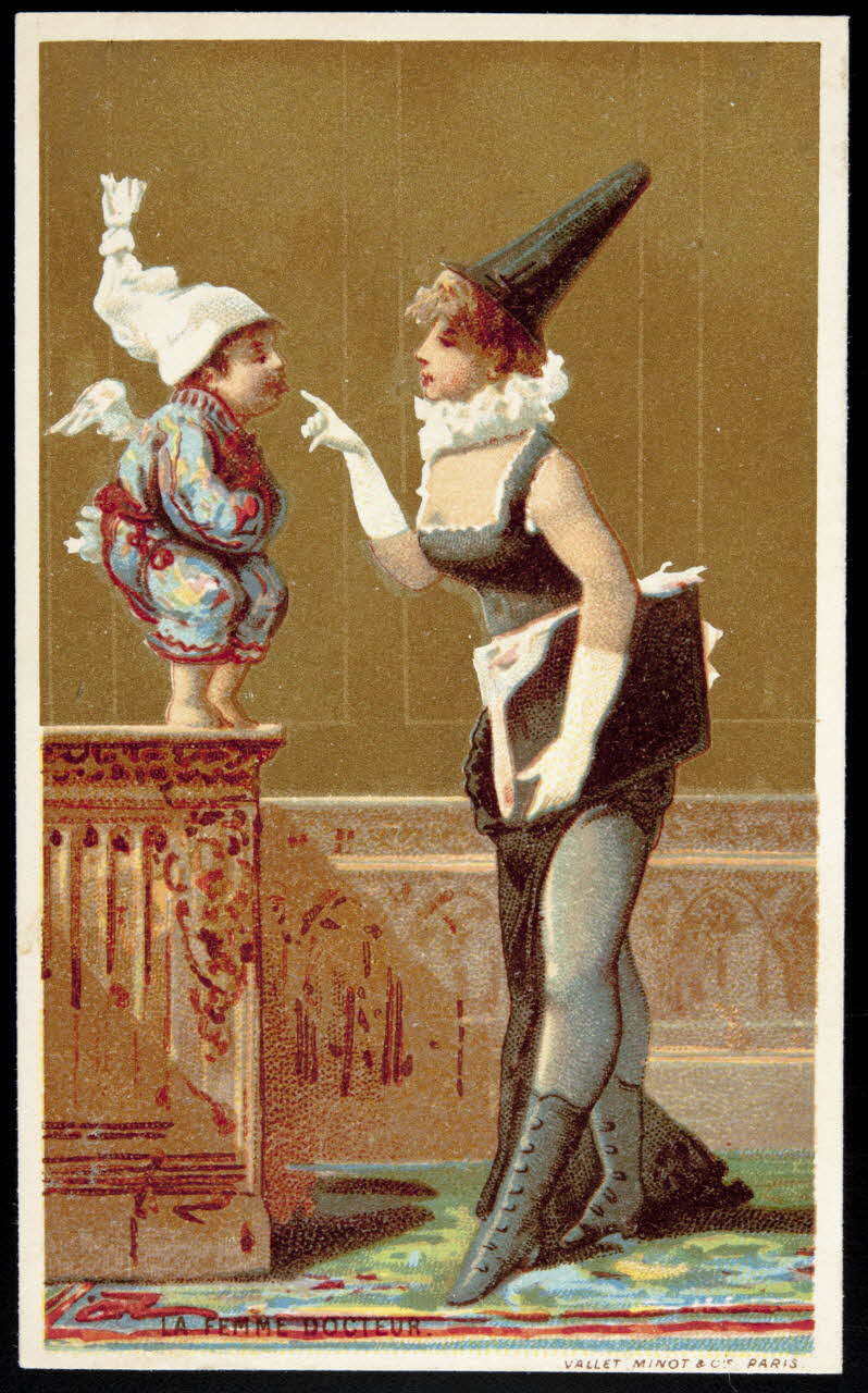 Vallet-Minot et Cie carte réclame chromo Paris 1881-1884 1995.1.2121.2 Photo