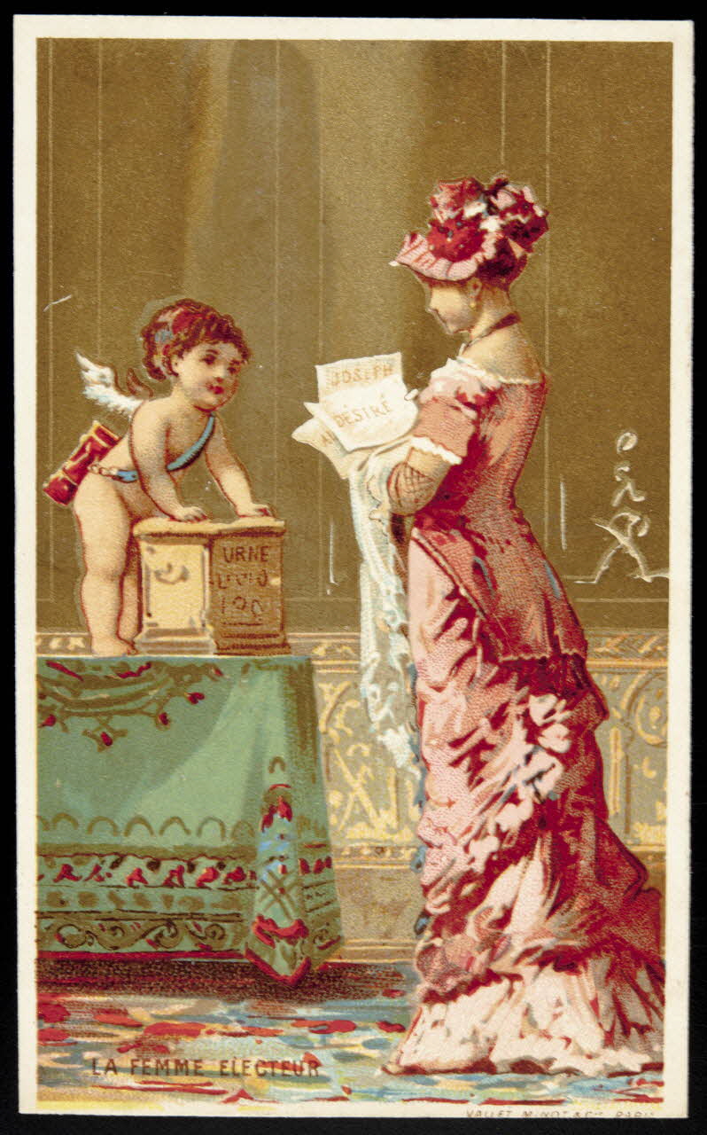 Vallet-Minot et Cie carte réclame chromo Paris 1881-1884 1995.1.2121.3 Photo