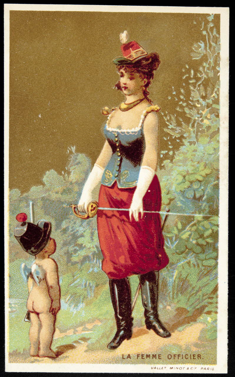 Vallet-Minot et Cie carte réclame chromo Paris 1881-1884 1995.1.2121.4 Photo