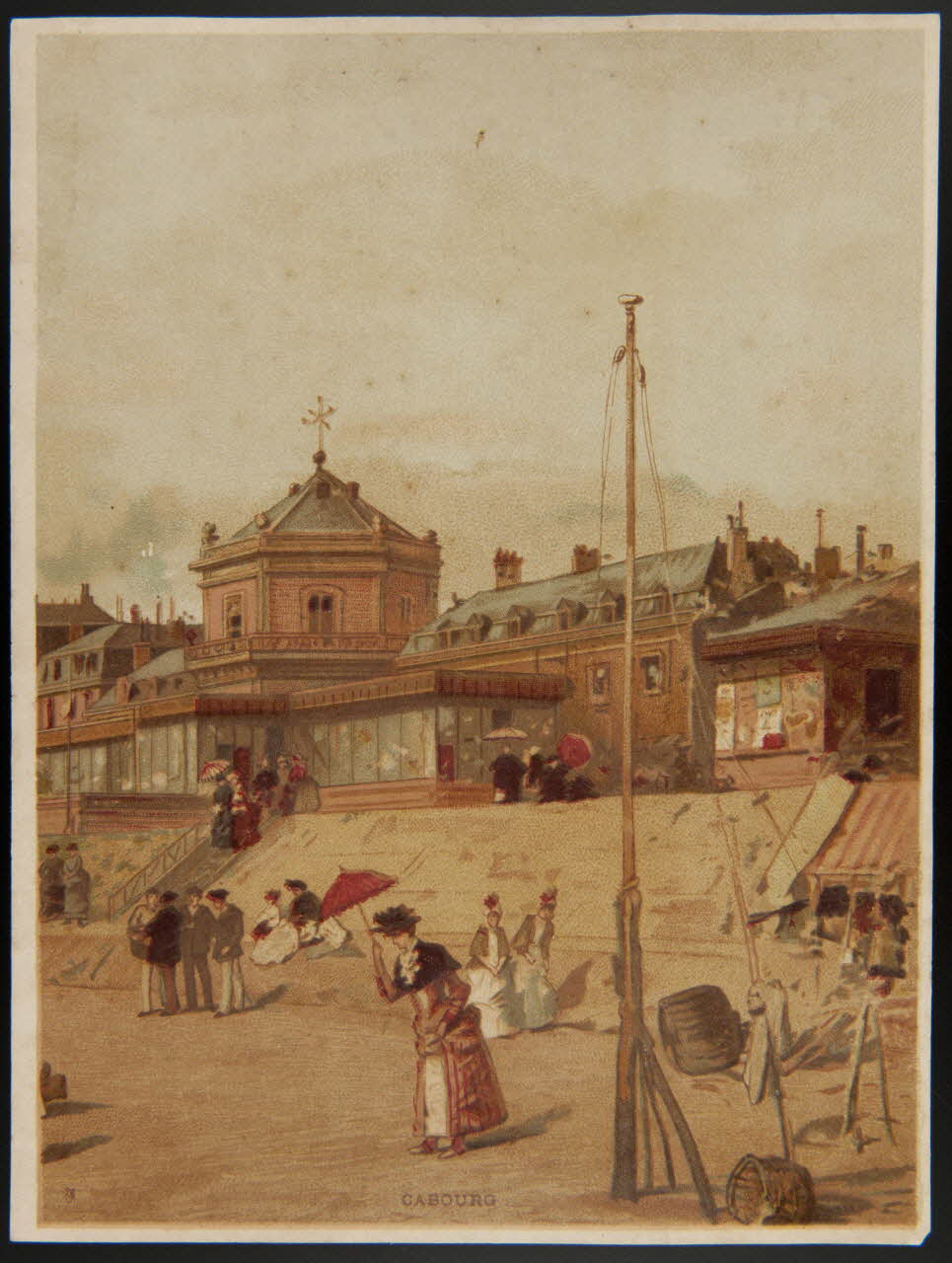 Vallet-Minot et Cie carte réclame chromo Paris 1889 1995.1.2135.3 Photo