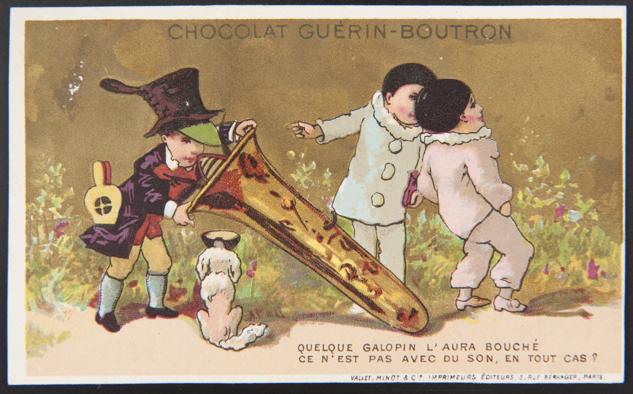 Vallet-Minot et Cie carte réclame chromo Paris 1881-1884 1995.1.2139.3 Photo