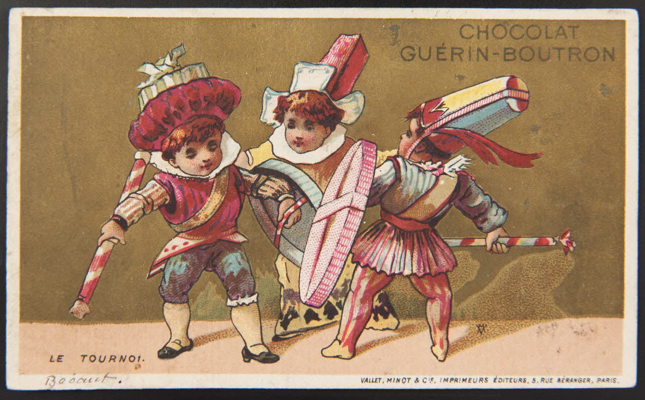 Vallet-Minot et Cie carte réclame chromo Paris 1881-1884 1995.1.2141.1 Photo