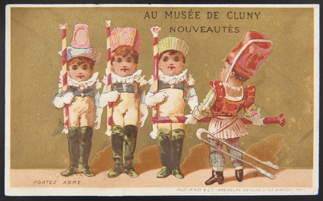 Vallet-Minot et Cie carte réclame chromo Paris 1881-1884 1995.1.2141.2 Photo