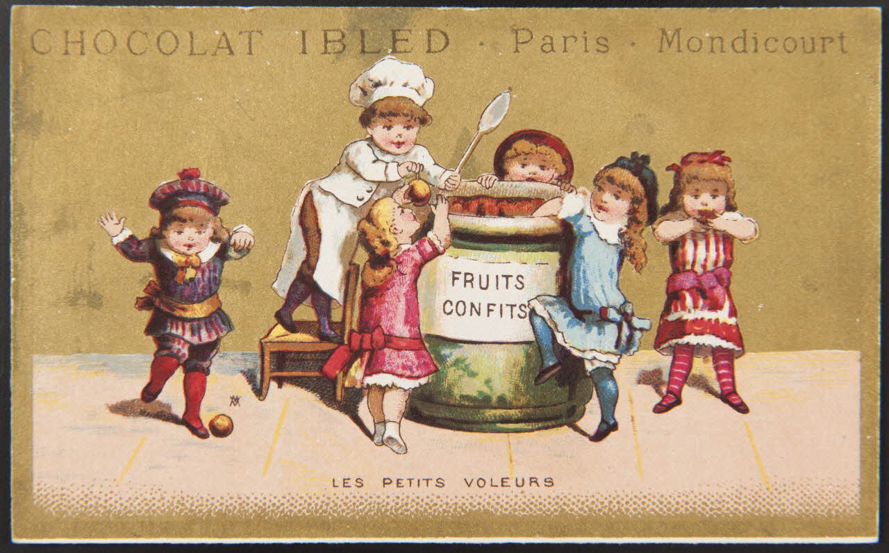 Vallet-Minot et Cie carte réclame chromo Paris 1881-1884 1995.1.2142.1 Photo