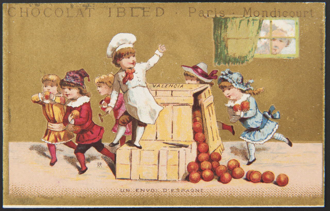 Vallet-Minot et Cie carte réclame chromo Paris 1881-1884 1995.1.2142.2 Photo