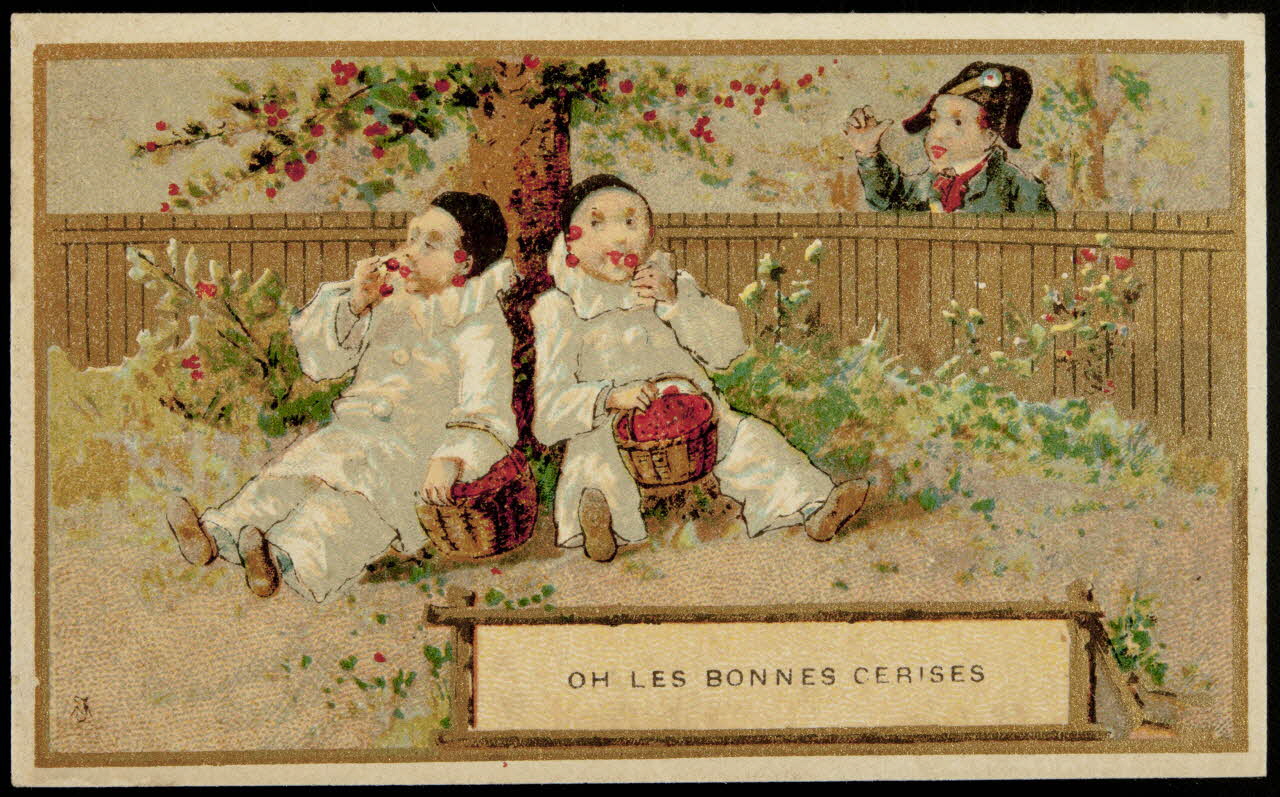 Vallet-Minot et Cie carte réclame chromo Paris 1889 1995.1.2147.1 Photo