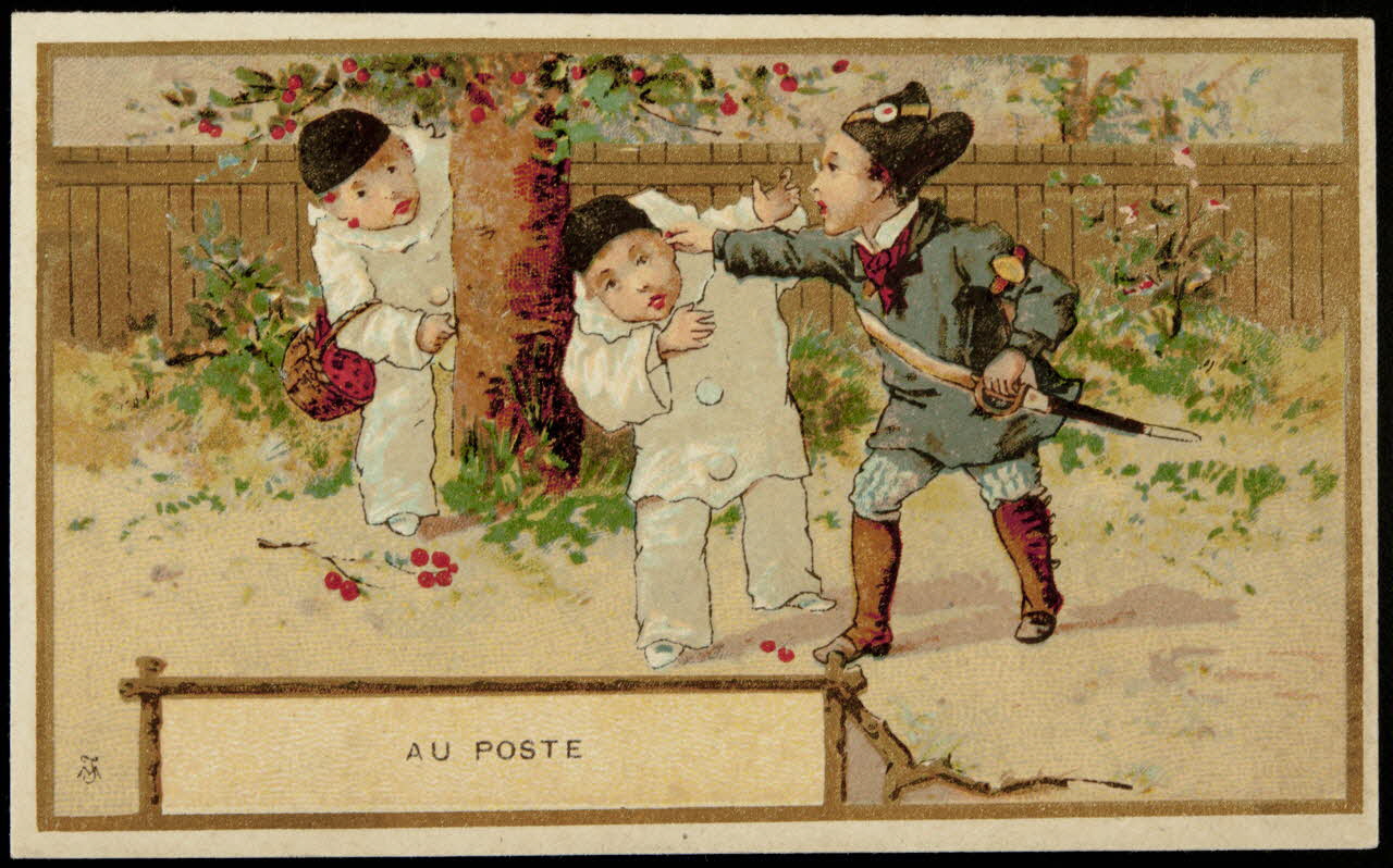 Vallet-Minot et Cie carte réclame chromo Paris 1889 1995.1.2147.3 Photo