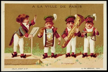 Vallet-Minot et Cie carte réclame chromo Paris 1881-1884 1995.1.2148.1 Photo