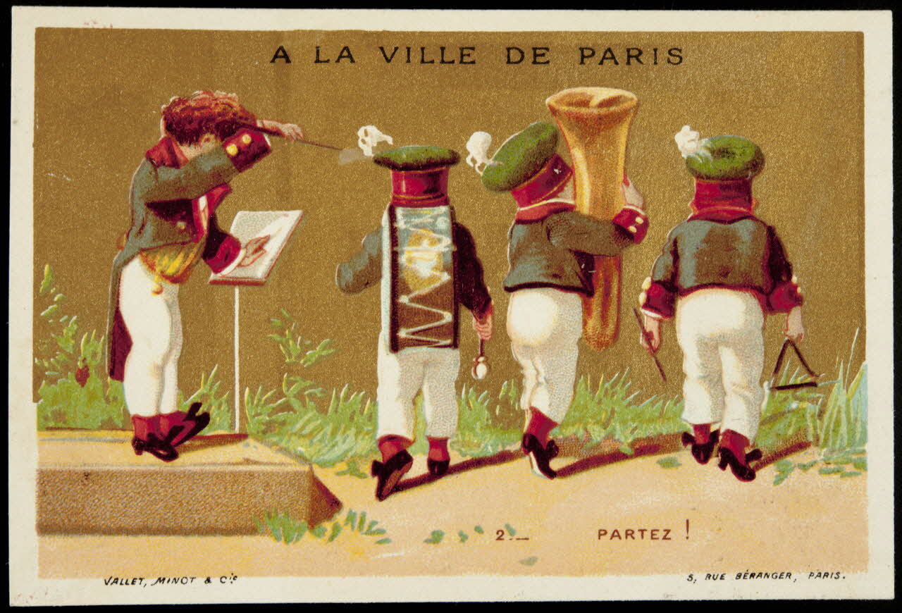 Vallet-Minot et Cie carte réclame chromo Paris 1881-1884 1995.1.2148.2 Photo