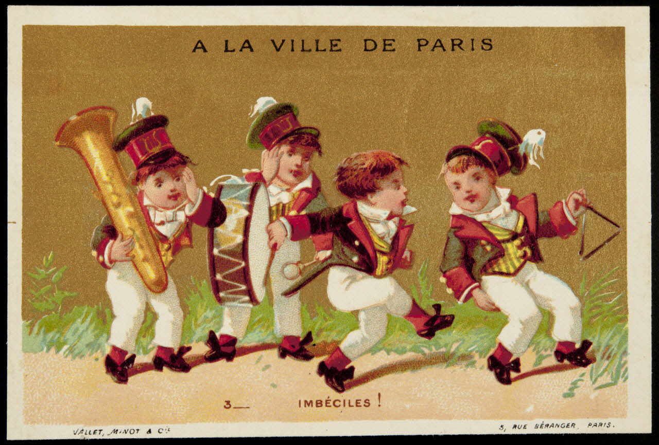Vallet-Minot et Cie carte réclame chromo Paris 1881-1884 1995.1.2148.3 Photo