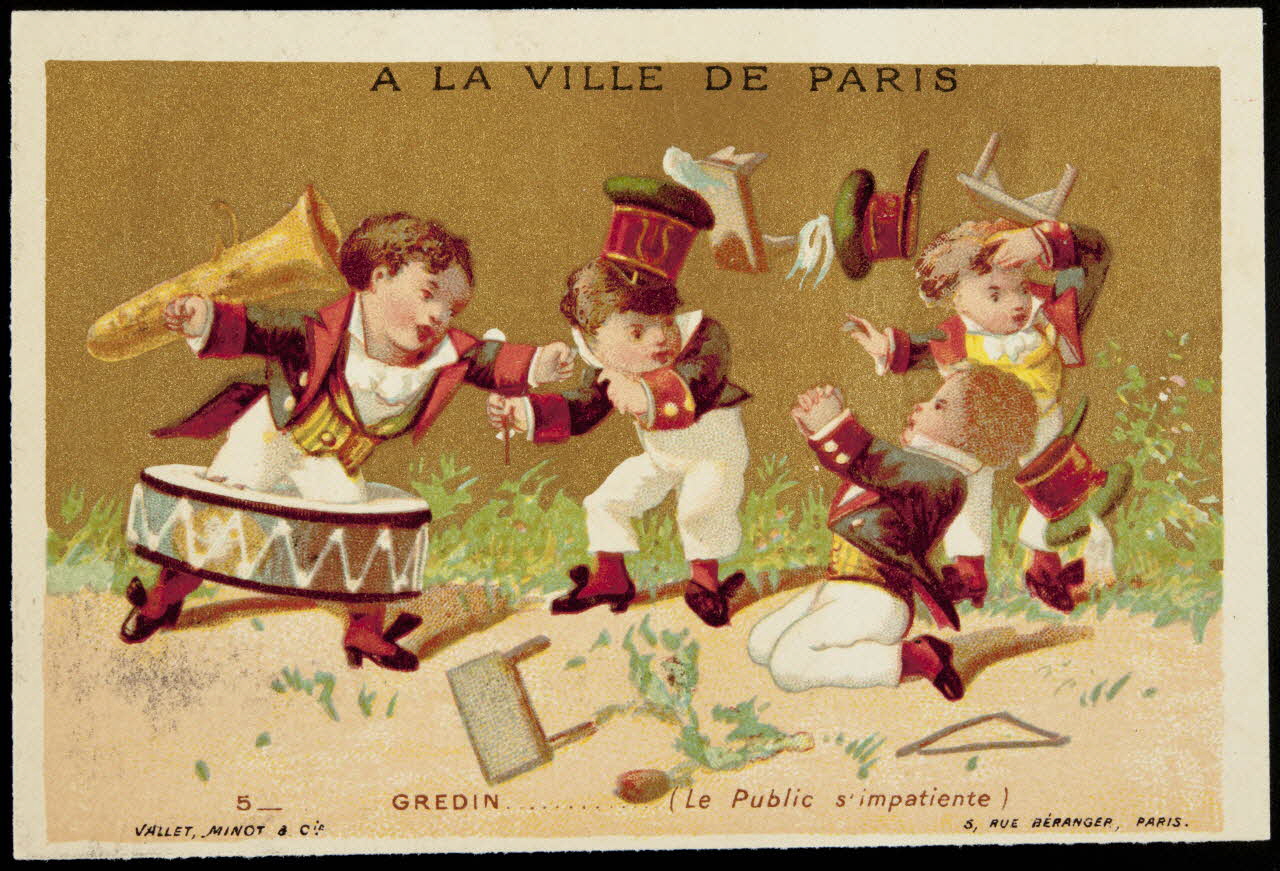 Vallet-Minot et Cie carte réclame chromo Paris 1881-1884 1995.1.2148.5 Photo