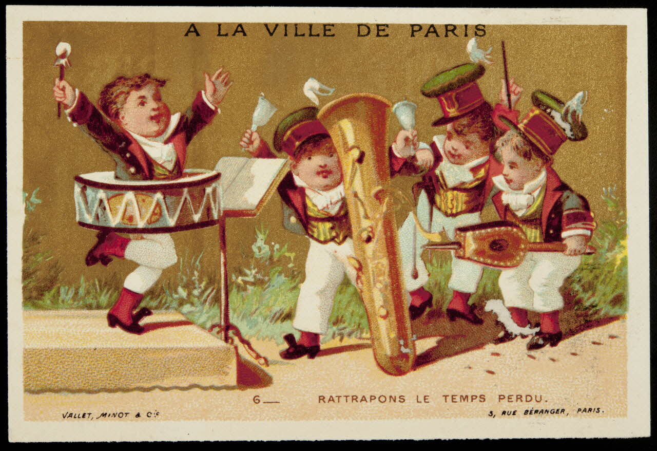 Vallet-Minot et Cie carte réclame chromo Paris 1881-1884 1995.1.2148.6 Photo