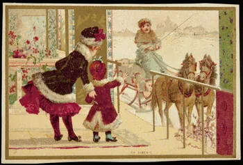 Vallet-Minot et Cie carte réclame chromo Paris 1889 1995.1.2153.1 Photo