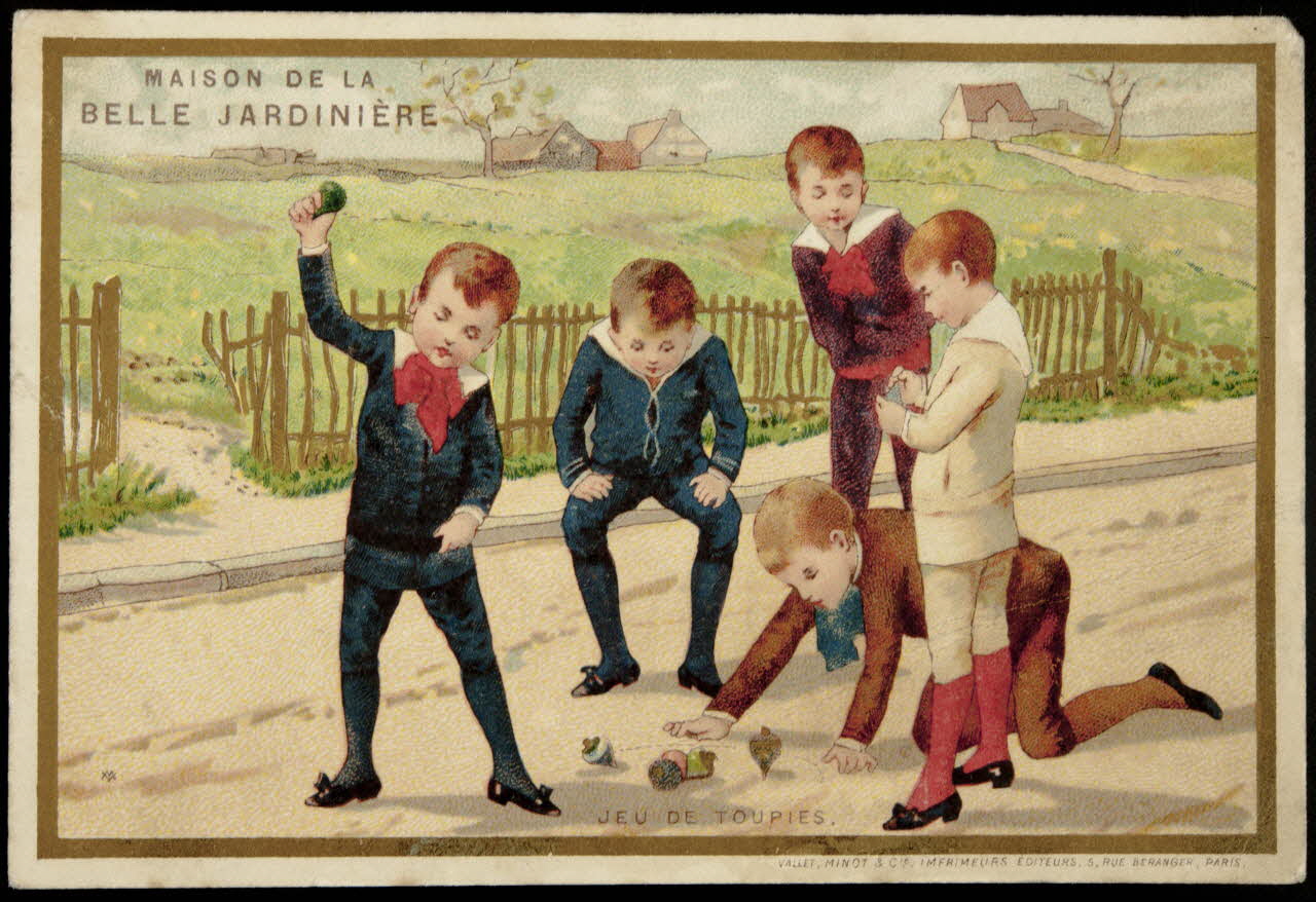 Vallet-Minot et Cie carte réclame chromo Paris 1889 1995.1.2154.1 Photo